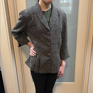 Danny & Nicole Charcoal Tweed Blazer